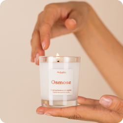 Osmose, bougie sensuelle parfumée