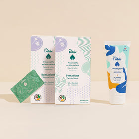 duo de préservatifs sensations et lubrifiant naturel fluide
