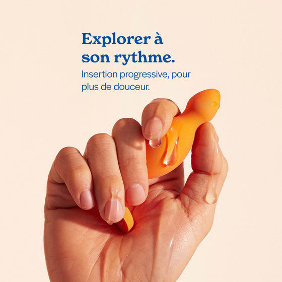 packshot aube le plug en silicone doux avec deux niveaux et une ventouse