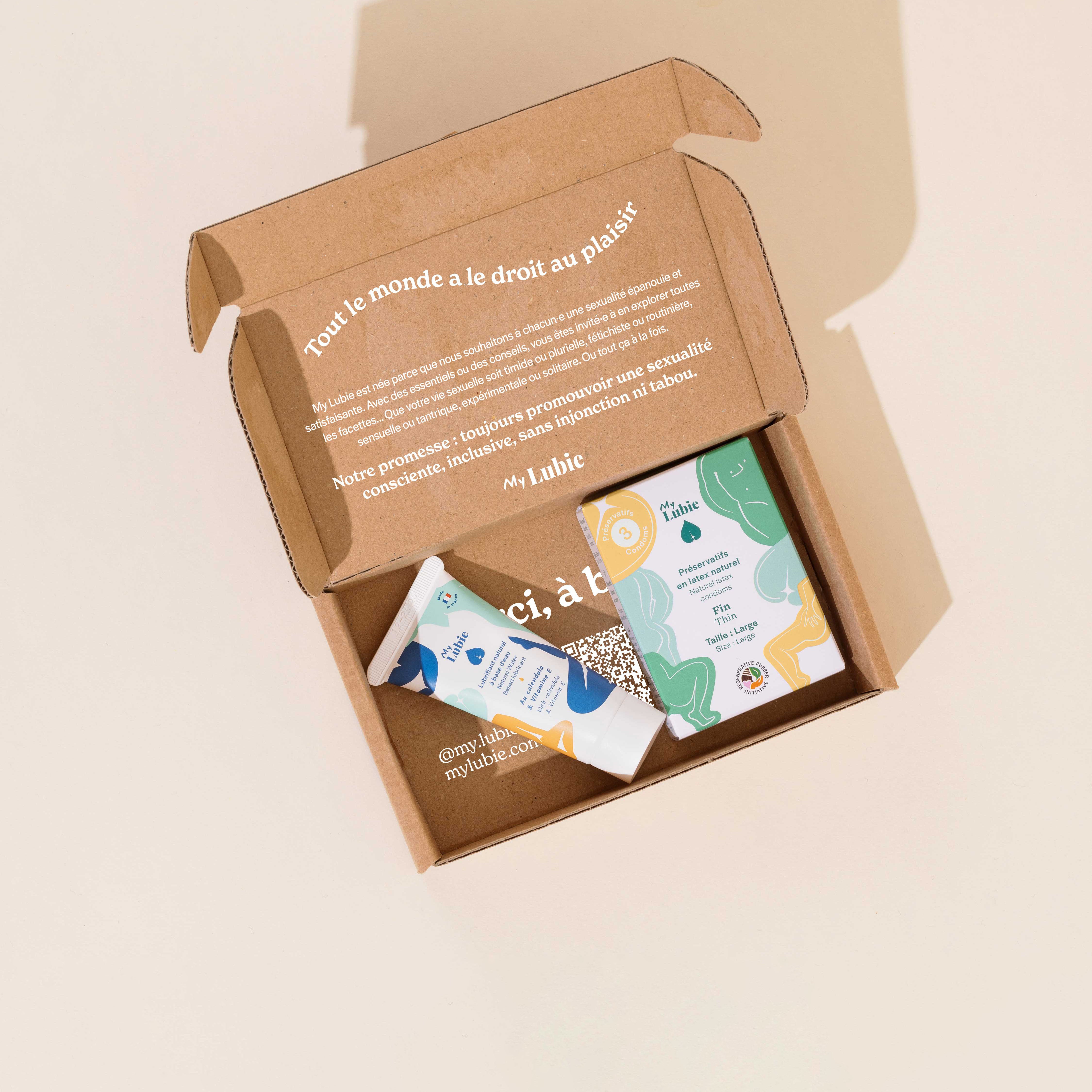 coffret découverte my lubie préservatifs lubrifiant fluide