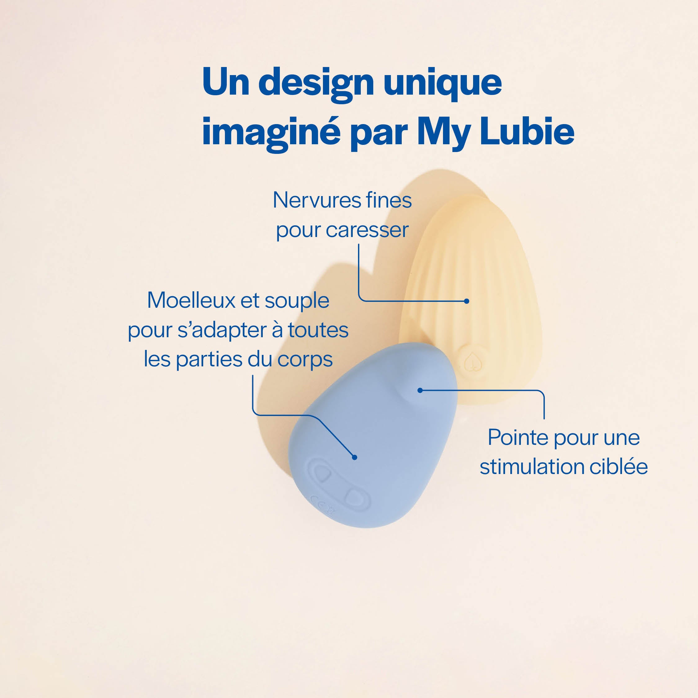 My Lubie Dune accesoire vibrant sexualite sexuel sex fait en France made in France à base d'eau gel intime lub huile intime sexplorer bien être intime innovant moderne dune accessoire vibrant yuka