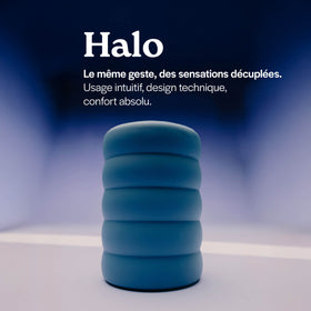 Halo, le masturbateur en silicone moelleux . Le même geste, des sensations décuplées.