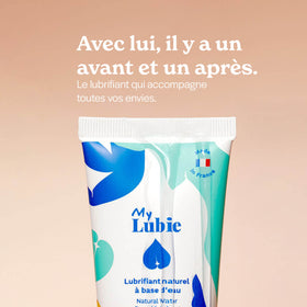 My Lubie Lubrifiant naturel vegan made in France à base d'eau gel intime personal lubricant waterbased natural
