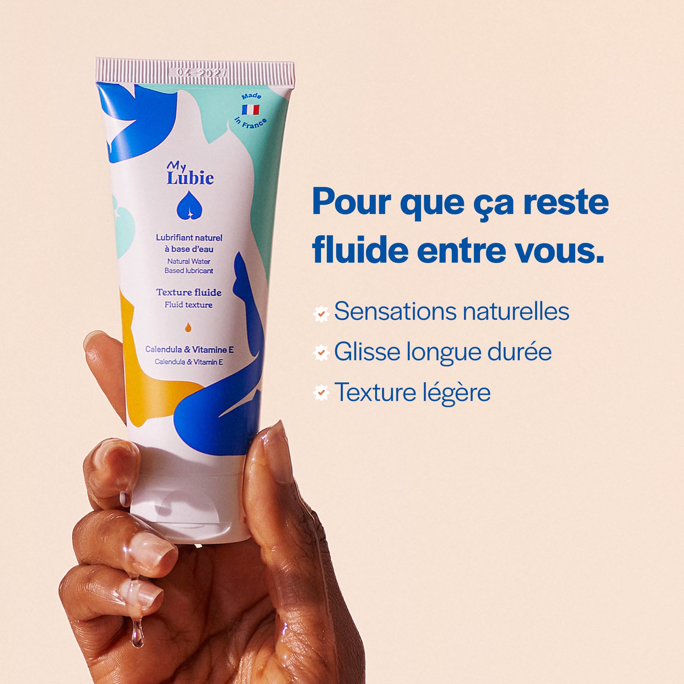 My Lubie Lubrifiant naturel vegan made in France à base d'eau gel intime personal lubricant waterbased natural