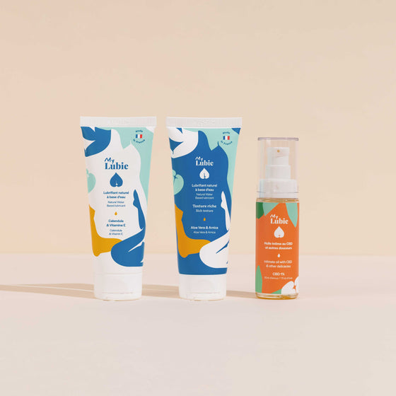 trio gamme lubrifiants de my lubie
