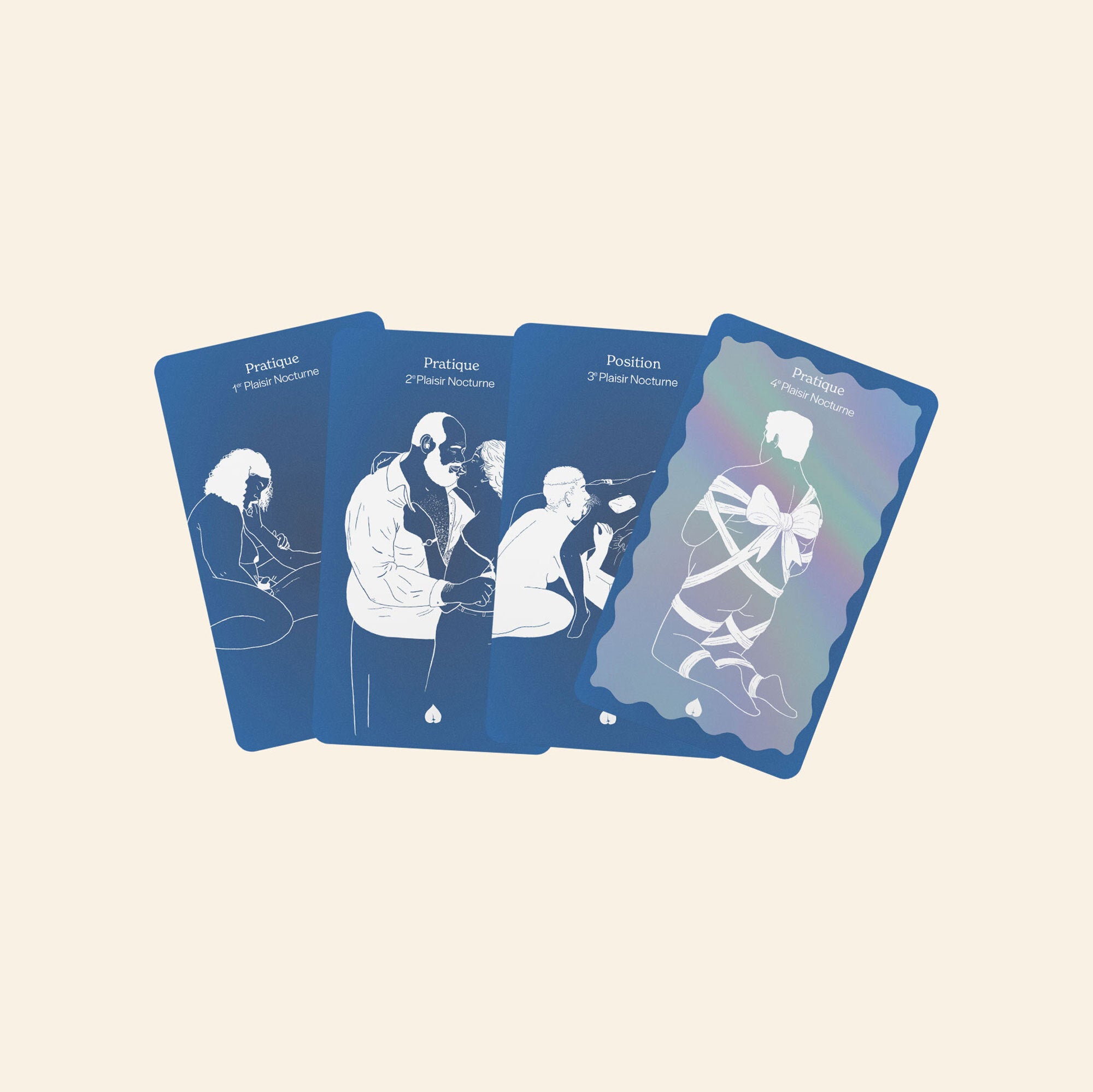 4 carte Piaceri della notte